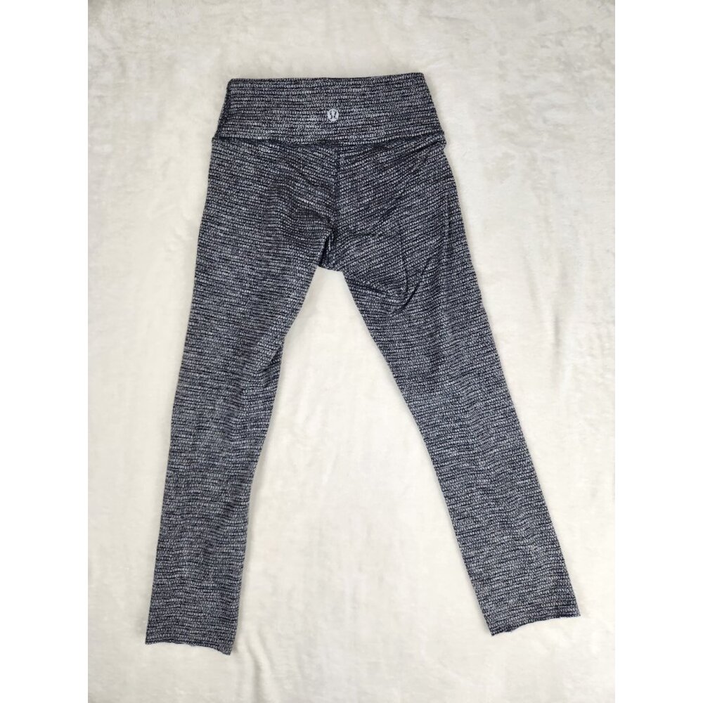 Lululemon Wunder Under Pant Coco Pique First Release Women's Size 2 Cropped
